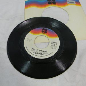 Vintage 1977 Kansas Dust in the Wind / Paradox 45 Kirshner
